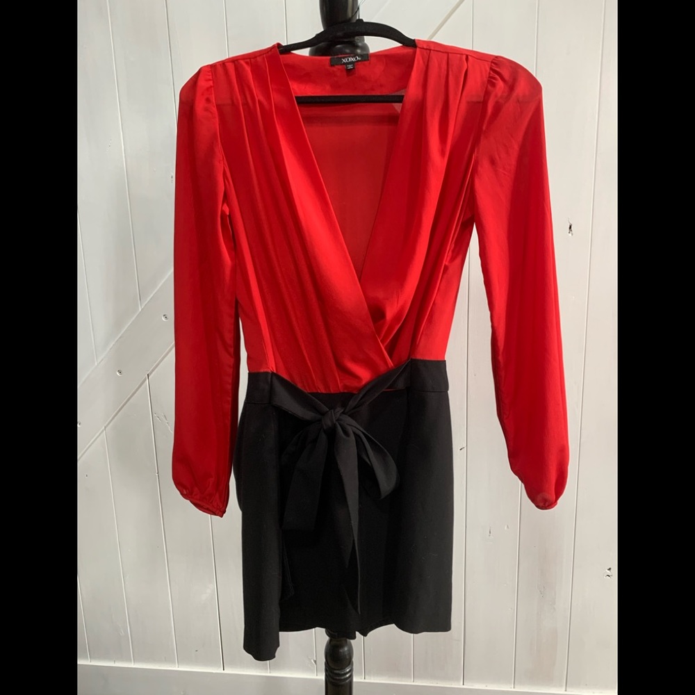 Black and red one piece
